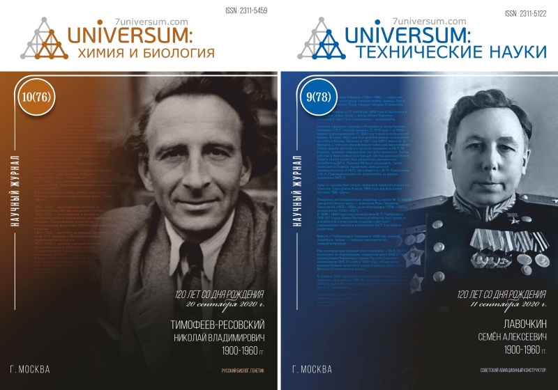 Журналы Universum в списке рекомендованных научных изданий ВАК Узбекистана