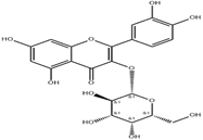 Структура гиперозида