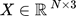 {"aid":null,"id":"70","type":"$$","backgroundColor":"#ffffff","code":"$$X\\in\\mathbb{R}\\,^{N\\times3}$$","font":{"family":"Arial","size":11,"color":"#000000"},"backgroundColorModified":false,"ts":1759529612942,"cs":"M8ZF/Wib6svav0M4N8/lNA==","size":{"width":76,"height":16}}