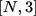 {"id":"81","type":"$$","font":{"family":"Arial","size":11,"color":"#000000"},"code":"$$\\left[N,3\\right]$$","backgroundColor":"#ffffff","backgroundColorModified":false,"aid":null,"ts":1759530569360,"cs":"WuufRvwdK7lvnMgJoP4pYw==","size":{"width":36,"height":16}}
