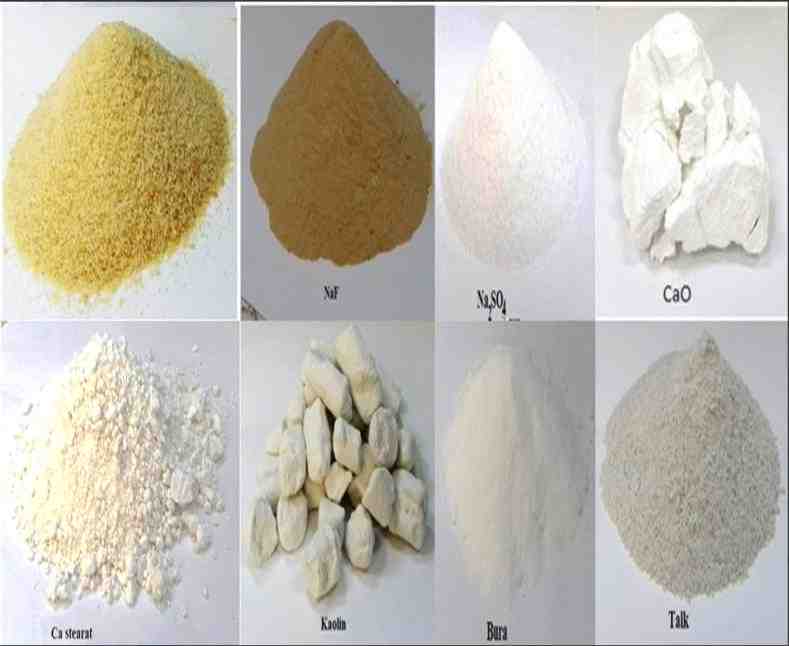 Figure 1. Substances forming the composition of the emulsion