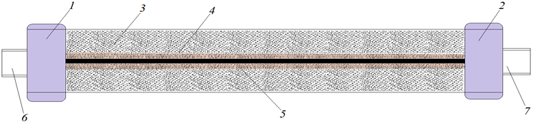 Fig.3. Design of the magnetic oil filter